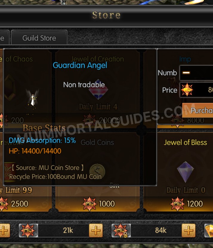 Screenshot of Guardian Angel