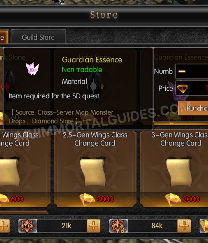 Screenshot of Guardian Essence