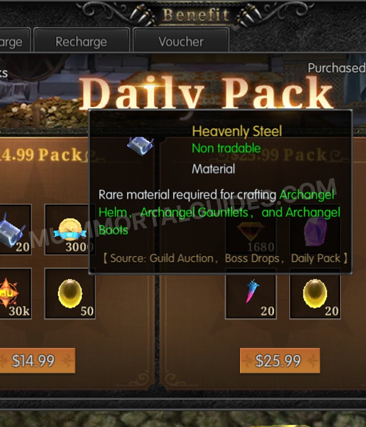 Screenshot of Heavenly Steel