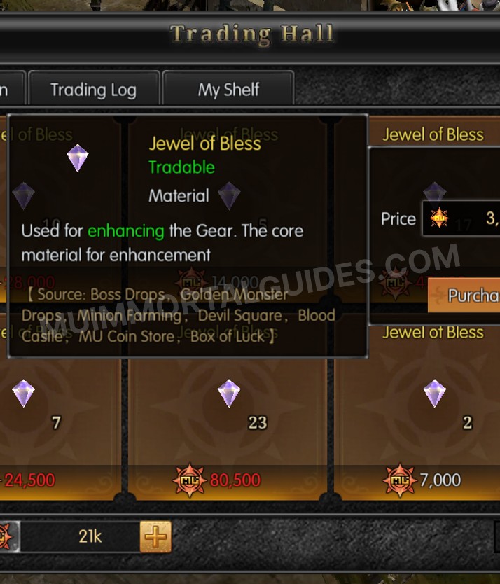 Screenshot of Jewel of Bless