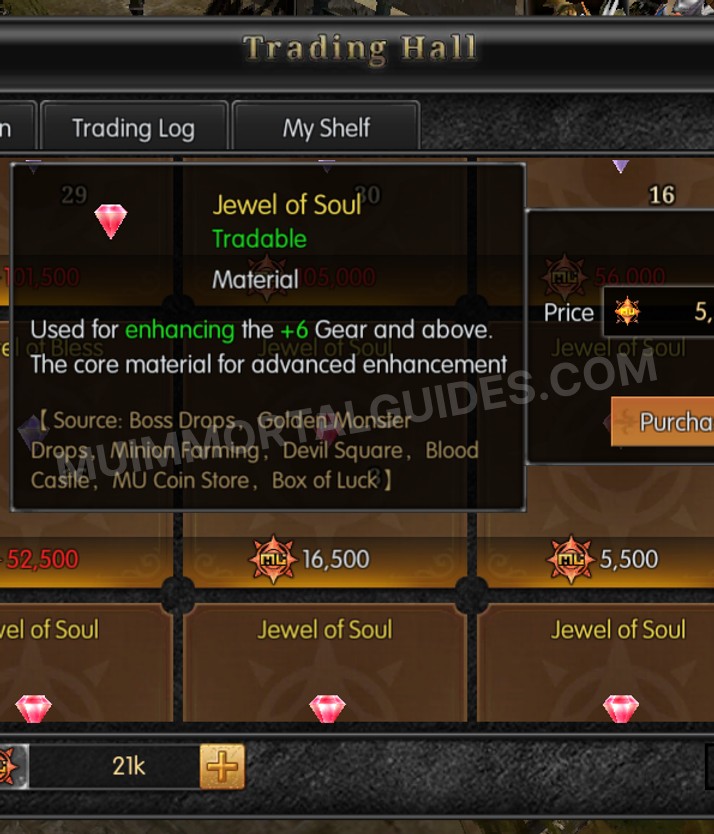 Screenshot of Jewel of Soul