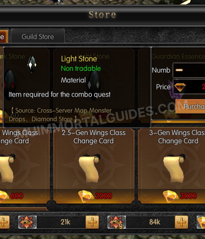 Screenshot of Light Stone