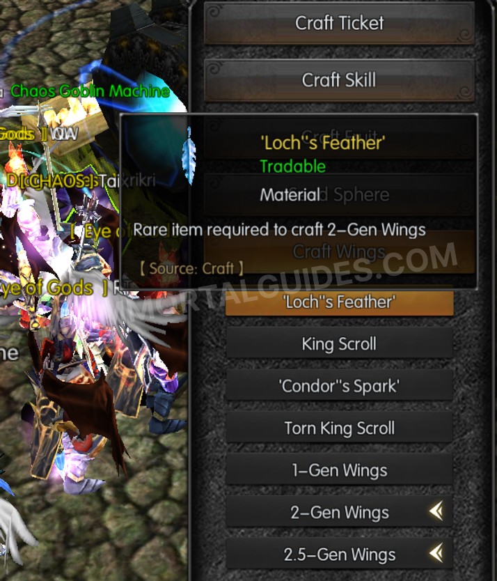 Screenshot of Loch's Feather