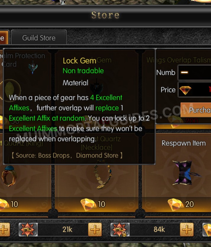 Screenshot of Lock Gem