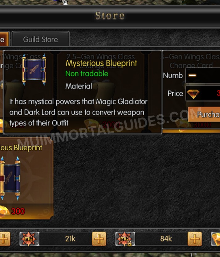 Screenshot of Mysterious Blueprint