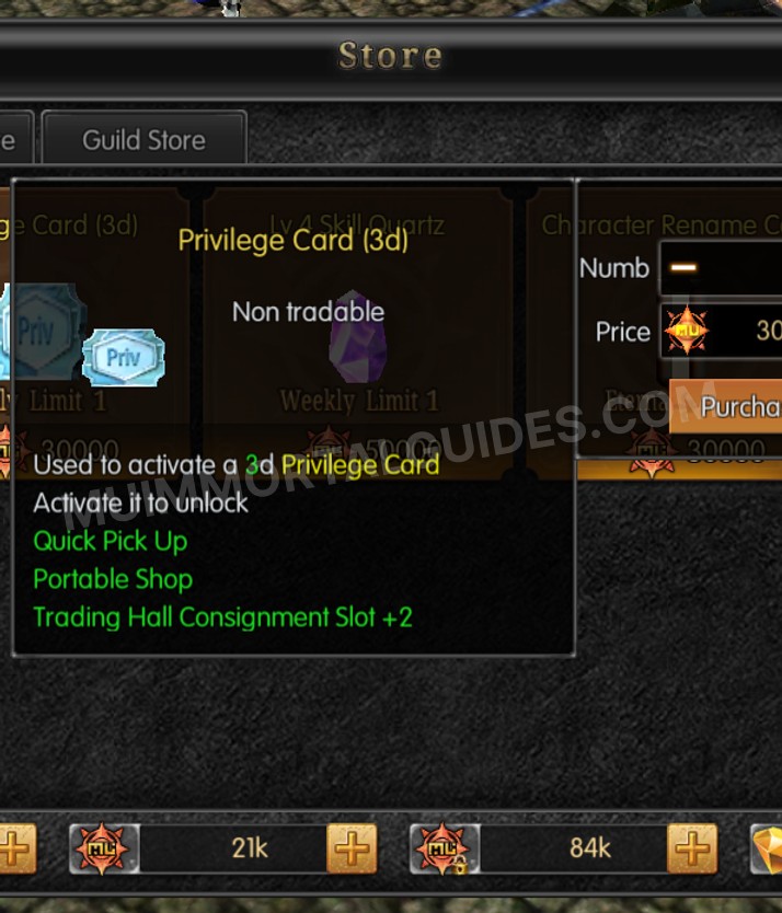 Screenshot of Privilege Card (3d)
