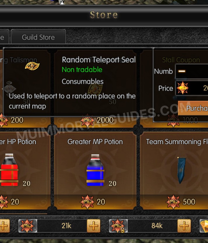 Screenshot of Random Teleport Seal