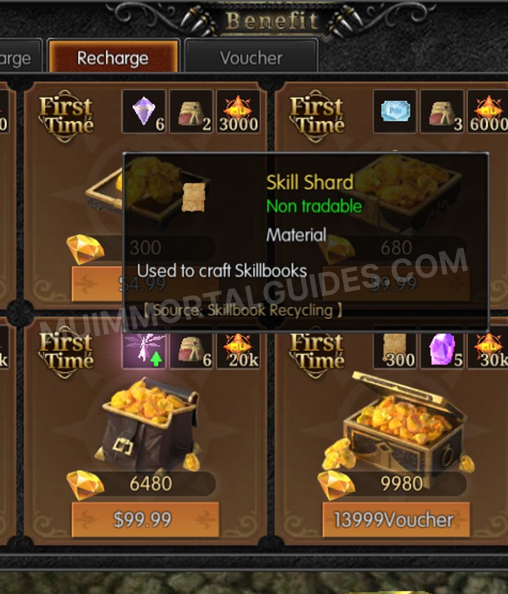 Screenshot of Skill Shard