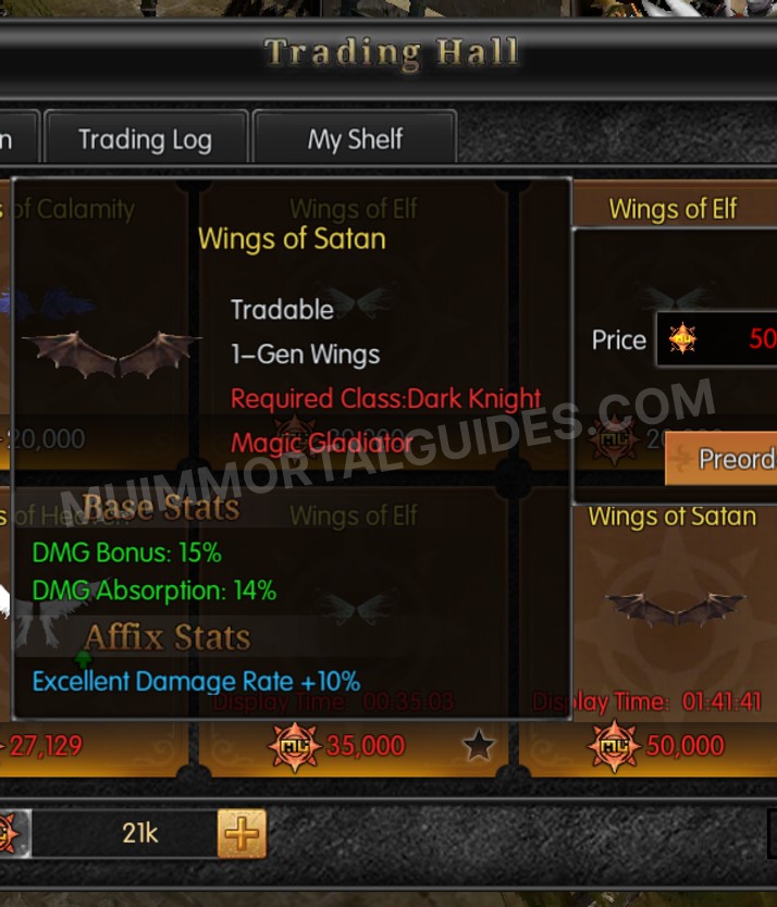 Screenshot of Wings of Satan